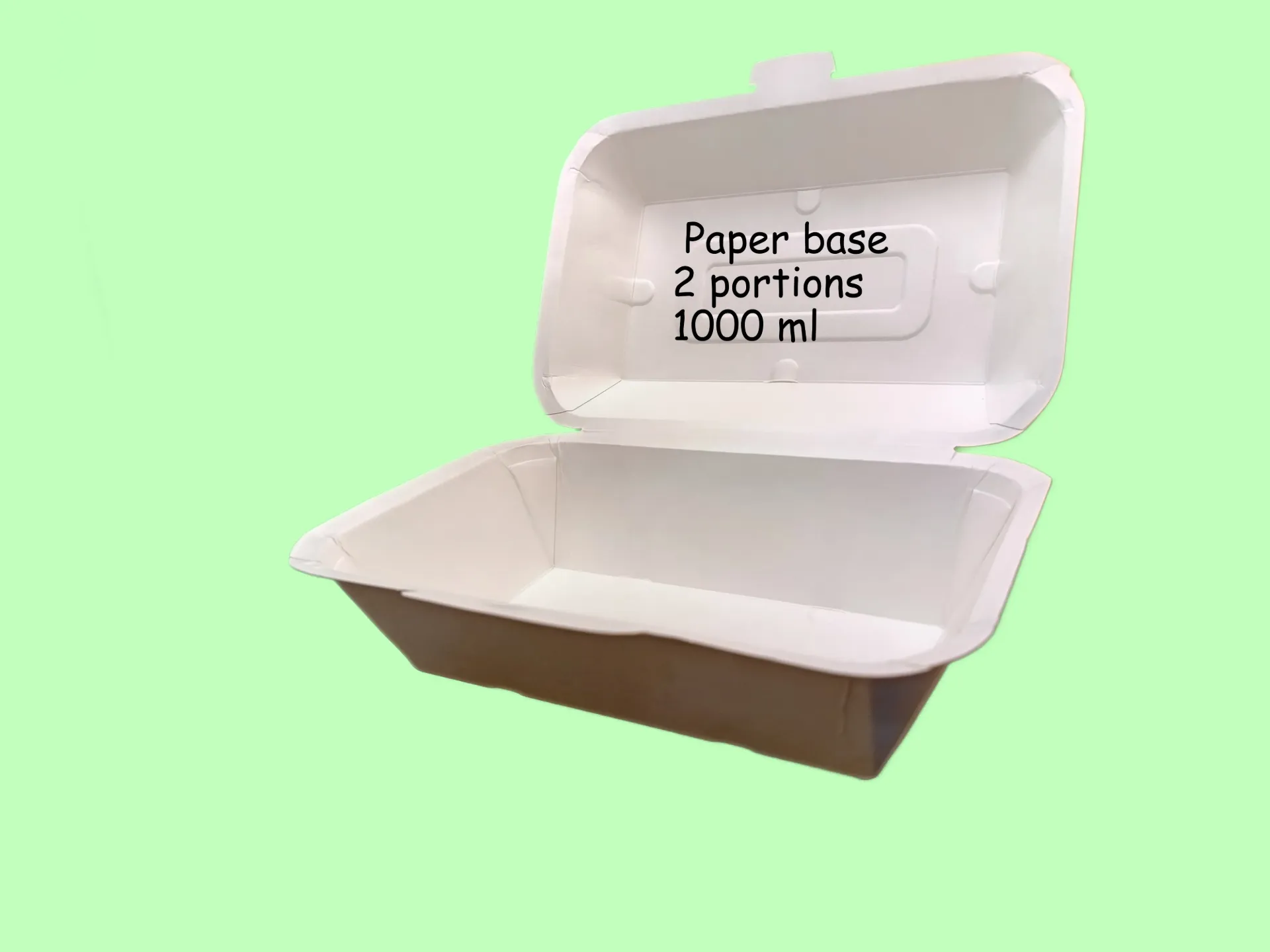 [A02MEB002] 1000 ml Take Away Paper based, 2 Portions